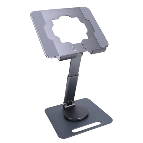 Mingzhe Aluminium -Legierungs -Tablet -Ständer Faltbare Verstellbare Desktop -Telefonhalter für Live -Streaming (Grau) von Mingzhe