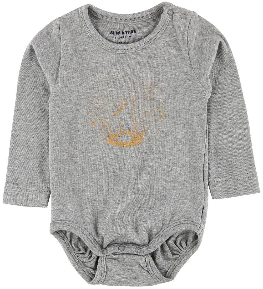 Mini A Ture Body l/ä - Yomi - Grau Meliert - Mini A Ture - 62 - Body L/Ä Mini A Ture Body l/ä - Yomi - Grau Meliert - Mini A Ture - 62 - Body L/Ä von Mini A Ture