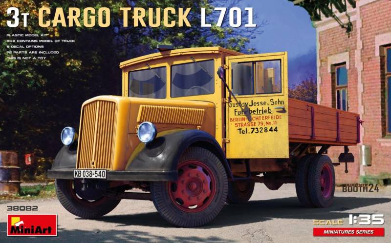 3to Transport-LKW L701 3to Transport-LKW L701 von Mini Art