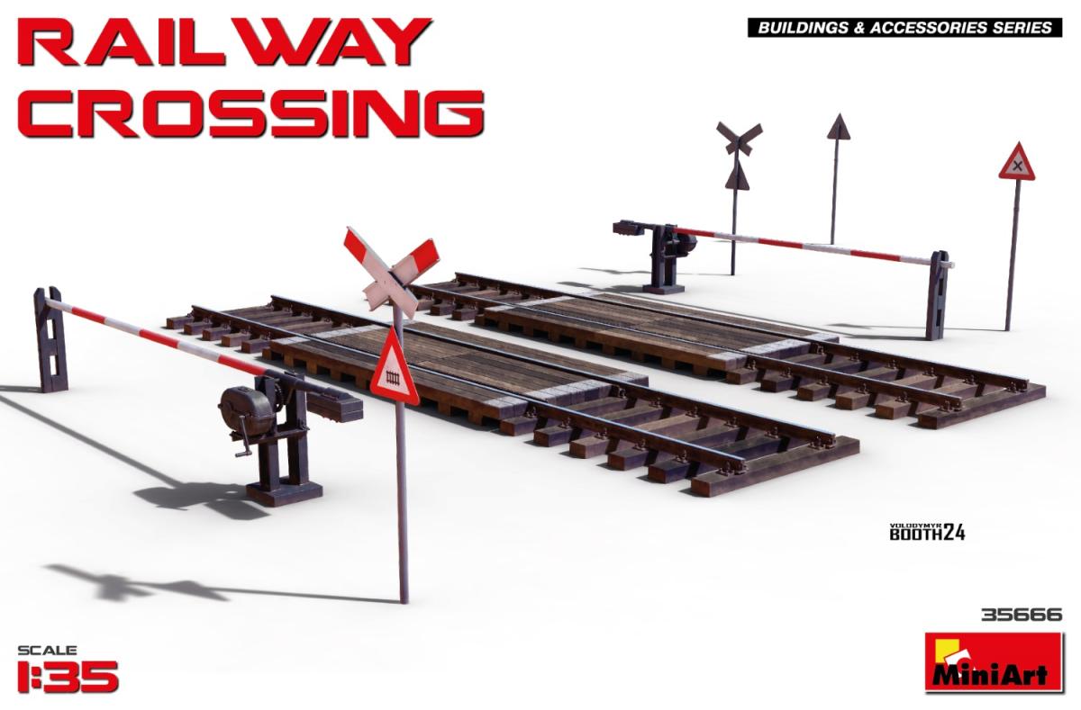 Bahnübergang mit Schranken Bahnübergang mit Schranken von Mini Art