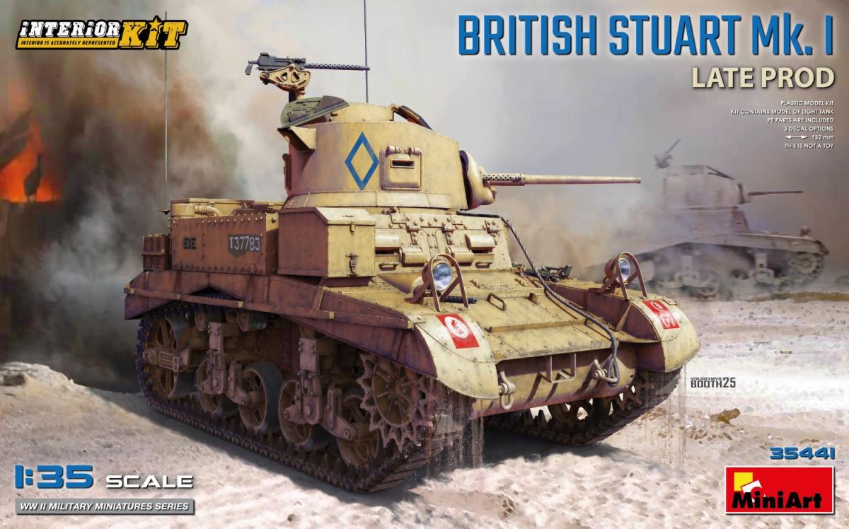 Brit.Stuart Mk.I Late Production - Interior Kit von Mini Art
