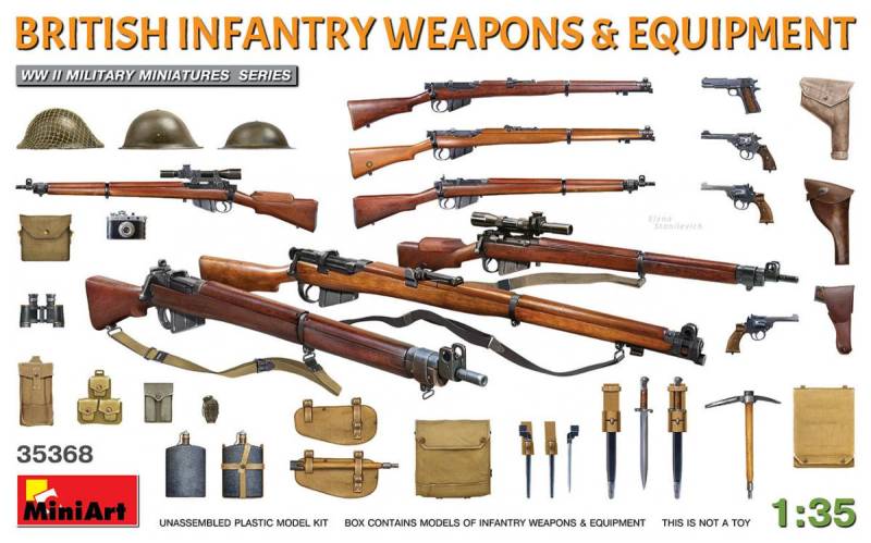 British Infantry Weapons & Equipment von Mini Art