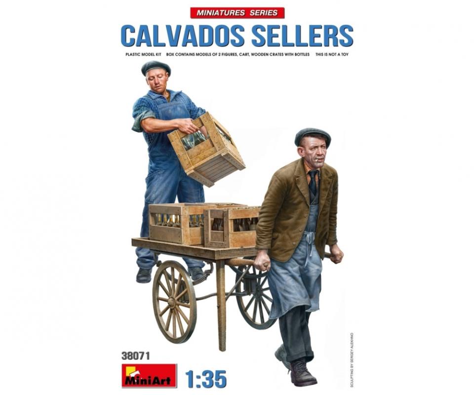 Calvados-Verkäufer (2 Figuren) von Mini Art