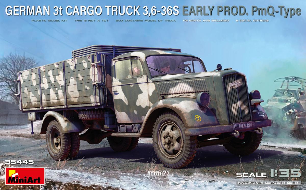 Dt. 3t. Cargo Truck frühe Produktion Dt. 3t. Cargo Truck frühe Produktion von Mini Art