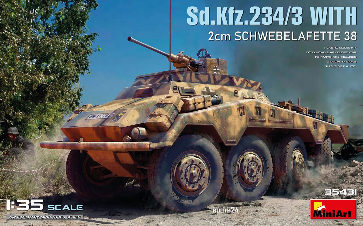 Dt. Sd.Kfz.234/3 2cm Lafette 38 Dt. Sd.Kfz.234/3 2cm Lafette 38 von Mini Art