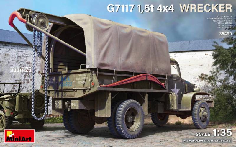 G7117 1,5to. 4x4 Abschleppwagen von Mini Art