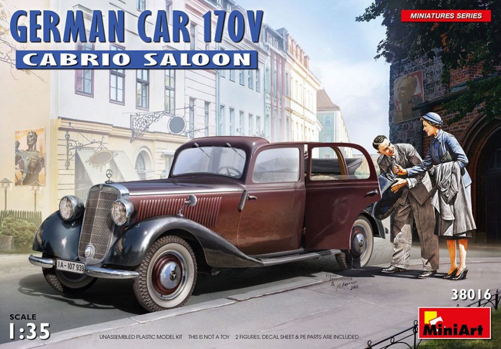 German Car 170V Cabrio Saloon German Car 170V Cabrio Saloon von Mini Art