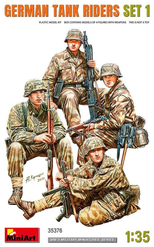 German Tank Riders Set 1 von Mini Art