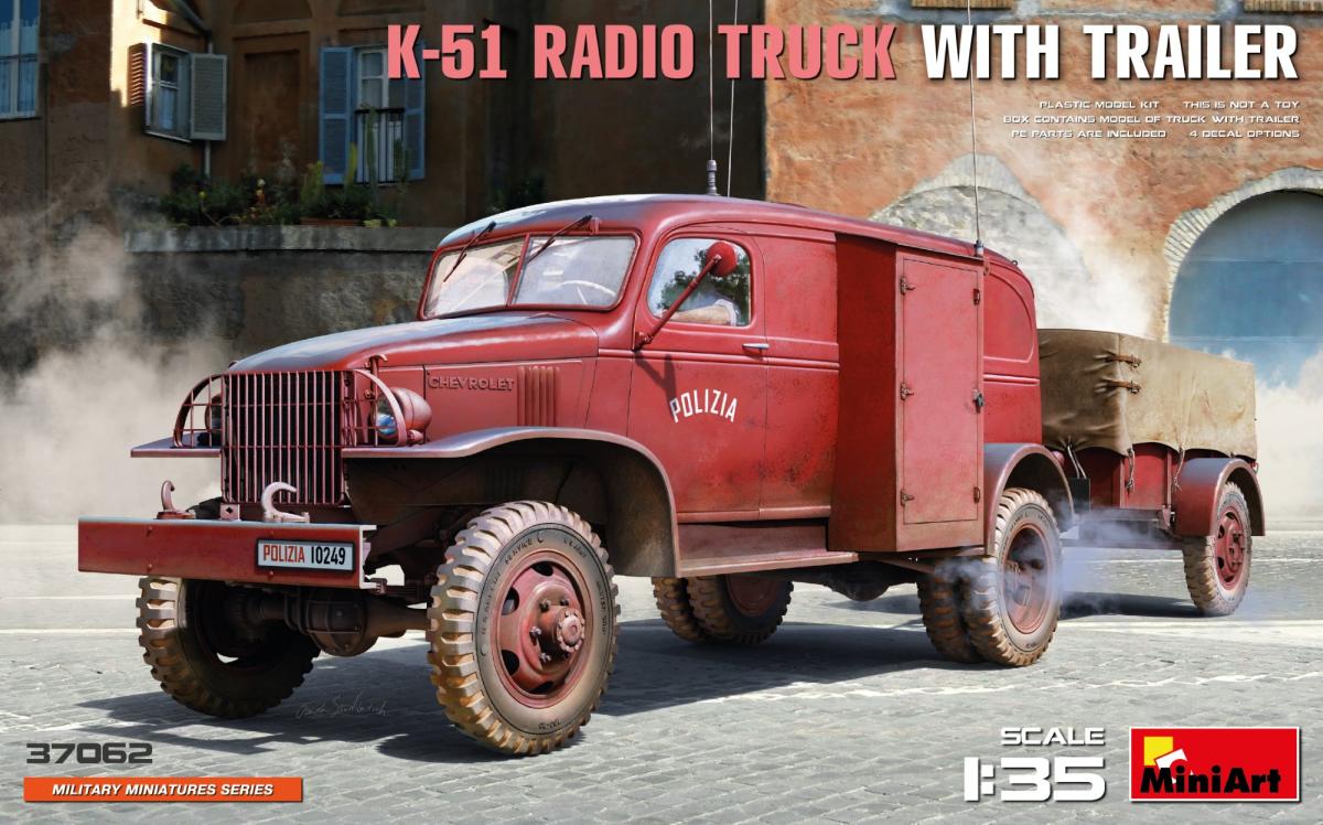 K-51 Funk-Truck mit Anhänger K-51 Funk-Truck mit Anhänger von Mini Art