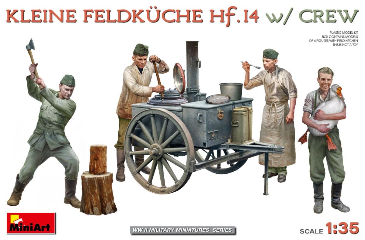 Kleine Feldküche Hf.14 mit Crew Kleine Feldküche Hf.14 mit Crew von Mini Art