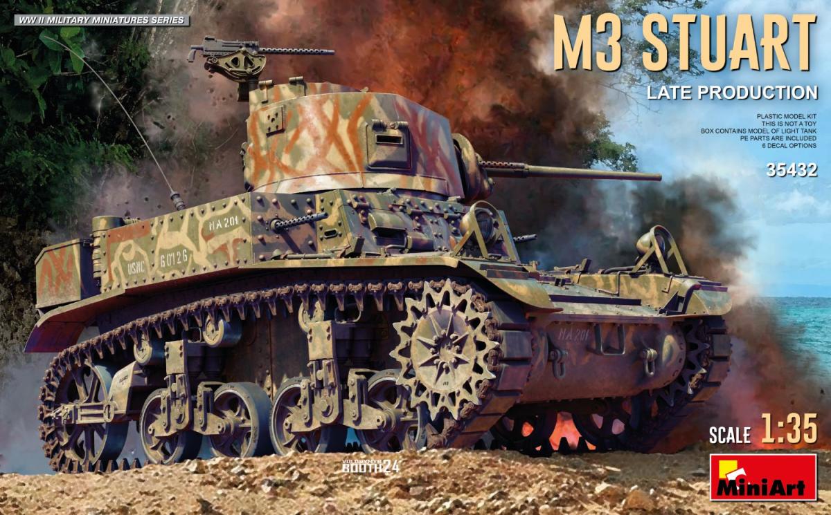 M3 Stuart Light Tank. Late Prod. von Mini Art