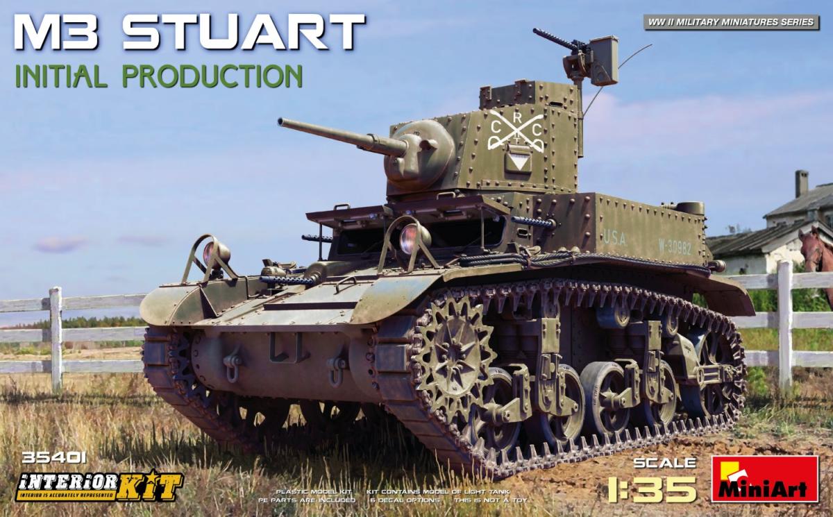 M3 Stuart - erste Produktion m. Interieur M3 Stuart - erste Produktion m. Interieur von Mini Art