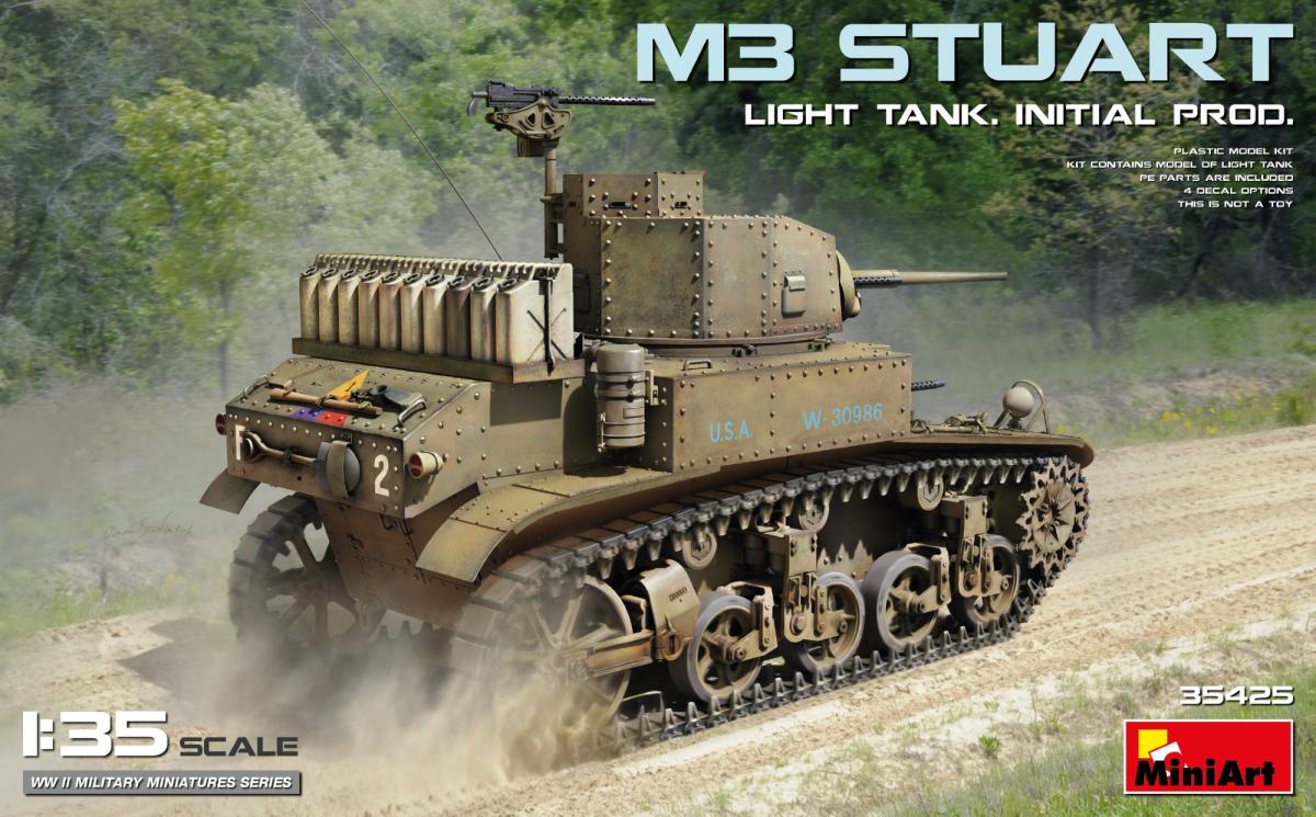 M3 Stuart - leichter Panzer - frühe Produktion M3 Stuart - leichter Panzer - frühe Produktion von Mini Art