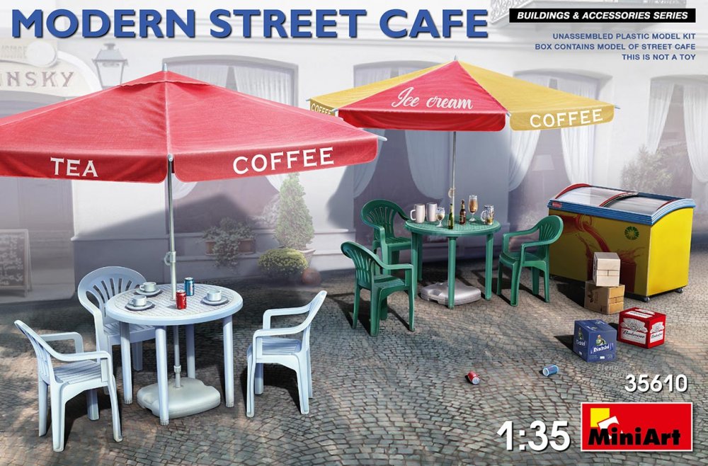 Modern Street Cafe von Mini Art