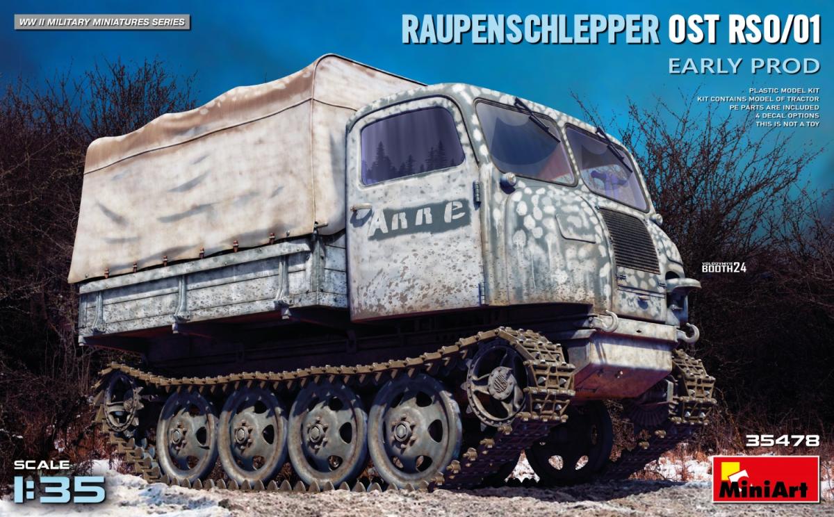 Raupenschlepper Ost RSO/01 - Frühe Produktion von Mini Art