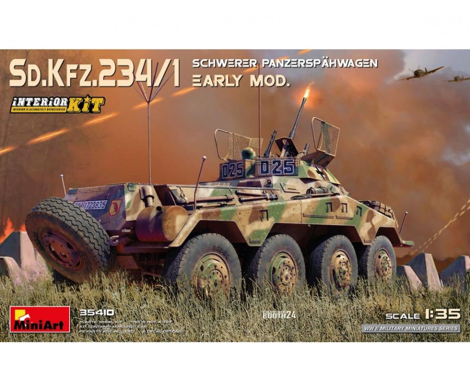 Sd.Kfz 234/1 schwerer Panzerspähwagen (2cm) Early Mod. Interior Kit Sd.Kfz 234/1 schwerer Panzerspähwagen (2cm) Early Mod. Interior Kit von Mini Art