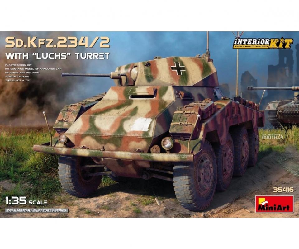 Sd.Kfz.234/2 m. Luchs Turm m. Interior Sd.Kfz.234/2 m. Luchs Turm m. Interior von Mini Art