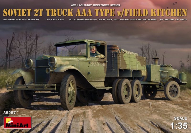 Soviet 2 t Truck AAA Type w/ Field Kitchen Soviet 2 t Truck AAA Type w/ Field Kitchen von Mini Art