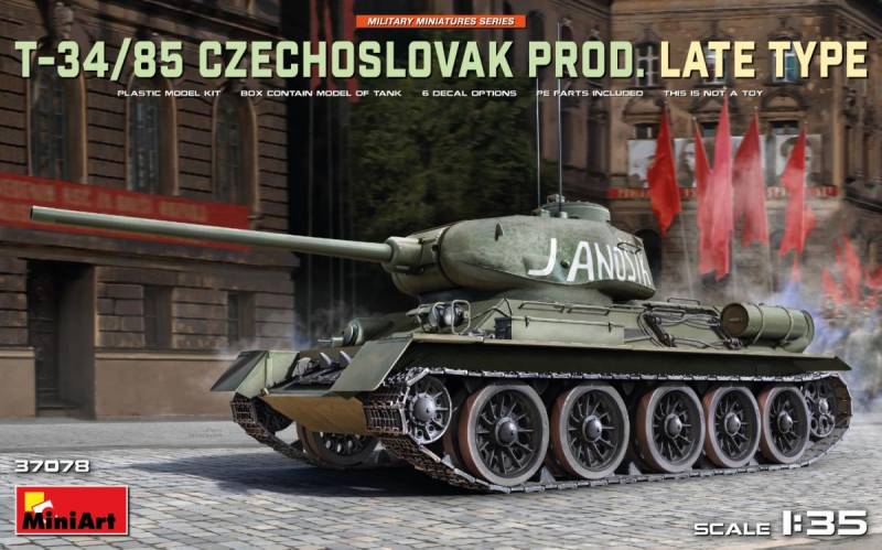 T-34/85 Tsch. Prod. Späte Produktion von Mini Art