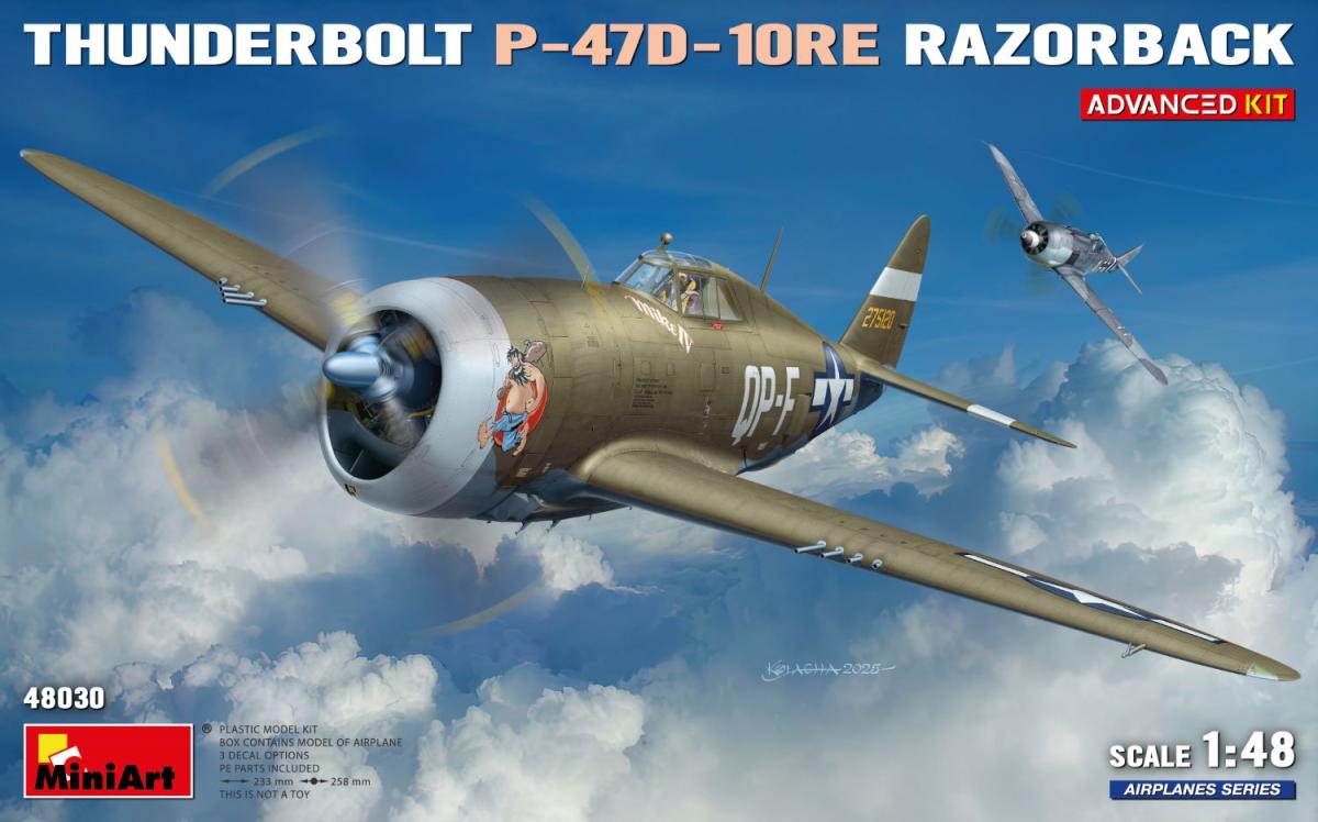 Thunderbolt P-47D-10RE Razorback von Mini Art