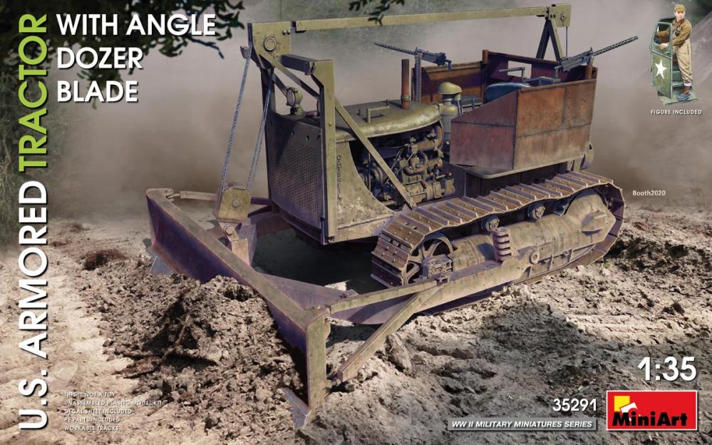 U.S. Armored Tractor w/Angle Dozer Blade U.S. Armored Tractor w/Angle Dozer Blade von Mini Art