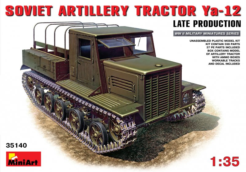 Ya-12 Late Prod. Soviet Artil. Tractor Ya-12 Late Prod. Soviet Artil. Tractor von Mini Art