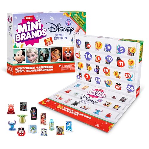 Disney Adventskalender 2024 von ZURU Mini Brands limitierte Auflage, Adventskalender 24 Tage voller Überraschungen, Minifiguren, lustiges Weihnachtsspielzeug für Kinder, bestes Geschenk für Mädchen Disney Adventskalender 2024 von ZURU Mini Brands limitierte Auflage, Adventskalender 24 Tage voller Überraschungen, Minifiguren, lustiges Weihnachtsspielzeug für Kinder, bestes Geschenk für Mädchen von Mini Brands