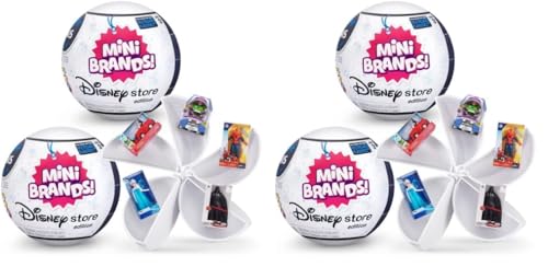 Mini Brands 5 Surprise Disney Store Serie 1 Überraschungskapseln (2er-Pack) (Packung mit 2) von Mini Brands