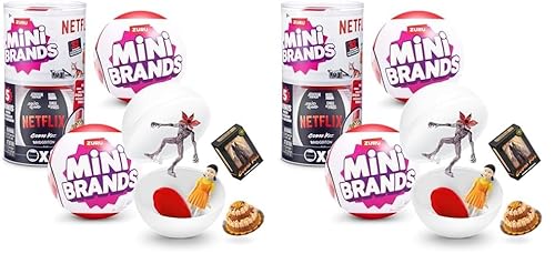 Mini Brands 77603 Netflix, Überraschungskapsel (2 Miniaturen, 1 Kapsel (Packung mit 2) von Mini Brands
