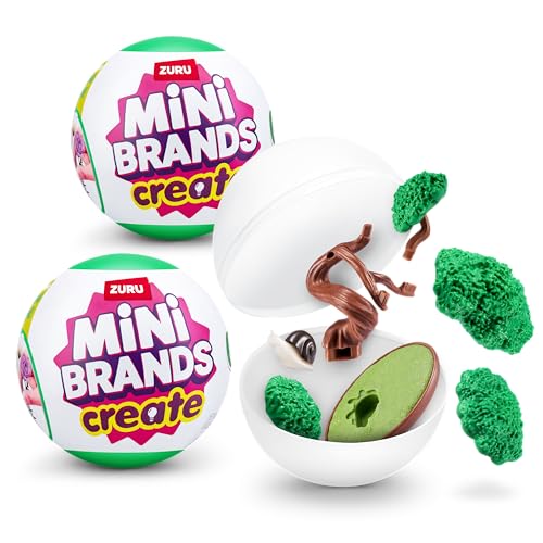 Mini Brands Create Garden Capsule von ZURU, Überraschungsspielzeug mit Minis zum Sammeln, Blindverpackung, DIY (2 Kapseln), Muttertagsgeschenk von Mini Brands
