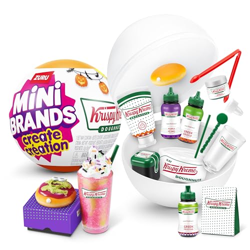 Mini Brands Create Krispy Kreme Halloween Serie 1 Kapsel von ZURU – lizenzierte Minis zum Sammeln, Blindverpackung, DIY, Basteln, Harz zum Spielen, Neuheit, Lebensmittelnachbildungen, ab 14 Jahren Mini Brands Create Krispy Kreme Halloween Serie 1 Kapsel von ZURU – lizenzierte Minis zum Sammeln, Blindverpackung, DIY, Basteln, Harz zum Spielen, Neuheit, Lebensmittelnachbildungen, ab 14 Jahren von Mini Brands