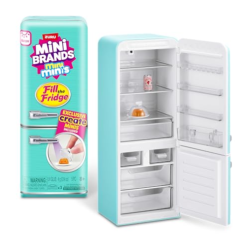 Mini Brands Fill The Fridge Spielset mit UV-Licht von ZURU, zum Sammeln, DIY, Harz zum Spielen, Exklusives Rezept, Nicht zum Verzehr geeignet, ab 8 Jahren Mini Brands Fill The Fridge Spielset mit UV-Licht von ZURU, zum Sammeln, DIY, Harz zum Spielen, Exklusives Rezept, Nicht zum Verzehr geeignet, ab 8 Jahren von Mini Brands
