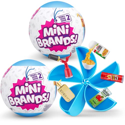 Mini Brands Series 2 Surprise Capsules, Mystery Capsule Real Miniature Brands Collectible Toy, (Pack of 2) von Mini Brands