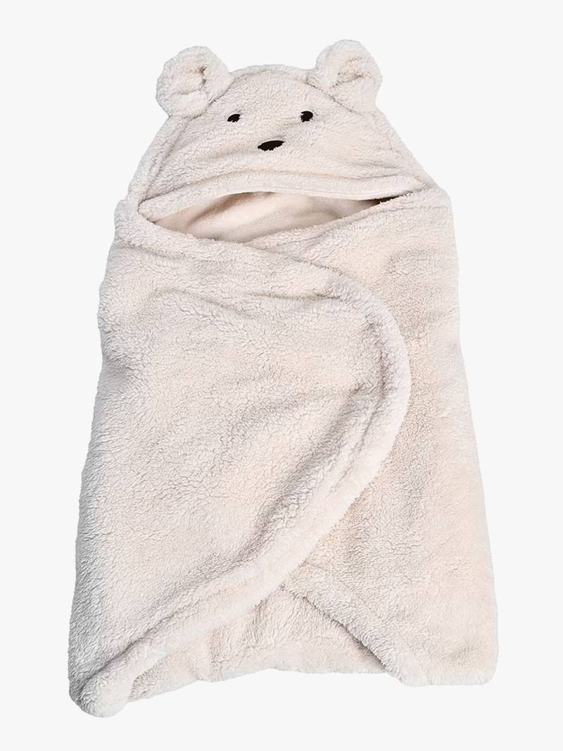 Mini Dreams Bär Puckdecke, Off White von Mini Dreams