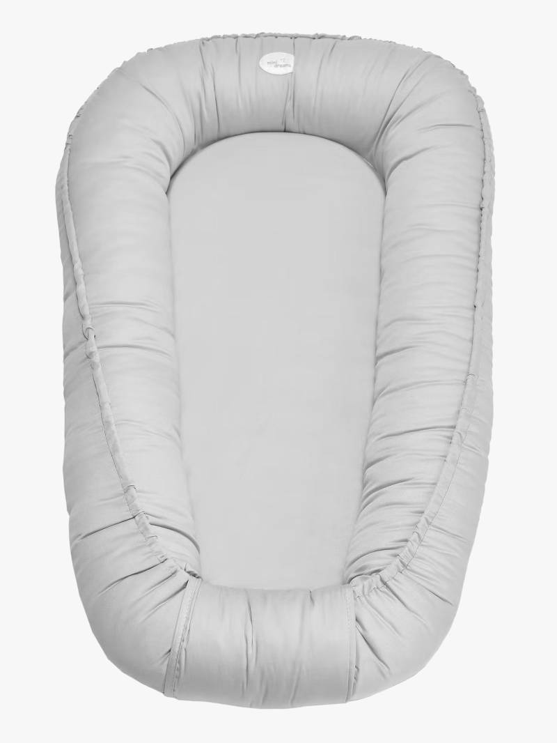 Mini Dreams Cozy Babynest, Hellgrau von Mini Dreams