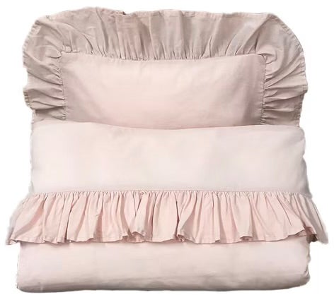 Mini Dreams Frill Bettwäsche 100x130 cm, Rosa Mini Dreams Frill Bettwäsche 100x130 cm, Rosa von Mini Dreams
