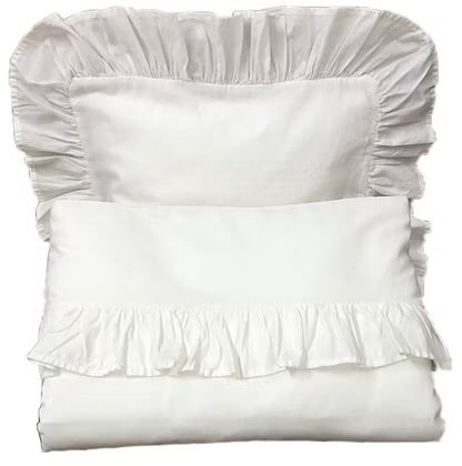 Mini Dreams Frill Bettwäsche 100x130 cm, Weiß Mini Dreams Frill Bettwäsche 100x130 cm, Weiß von Mini Dreams