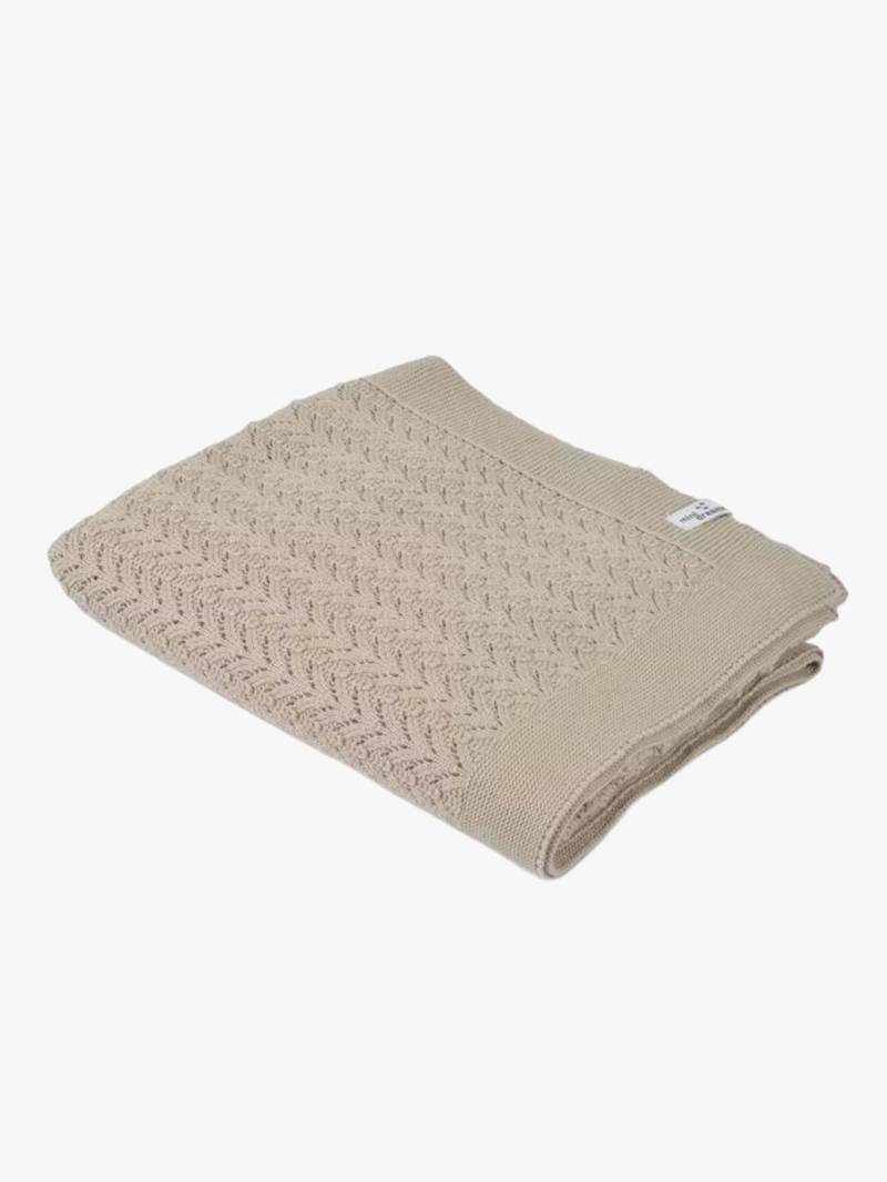 Mini Dreams Lace Decke, Sand von Mini Dreams