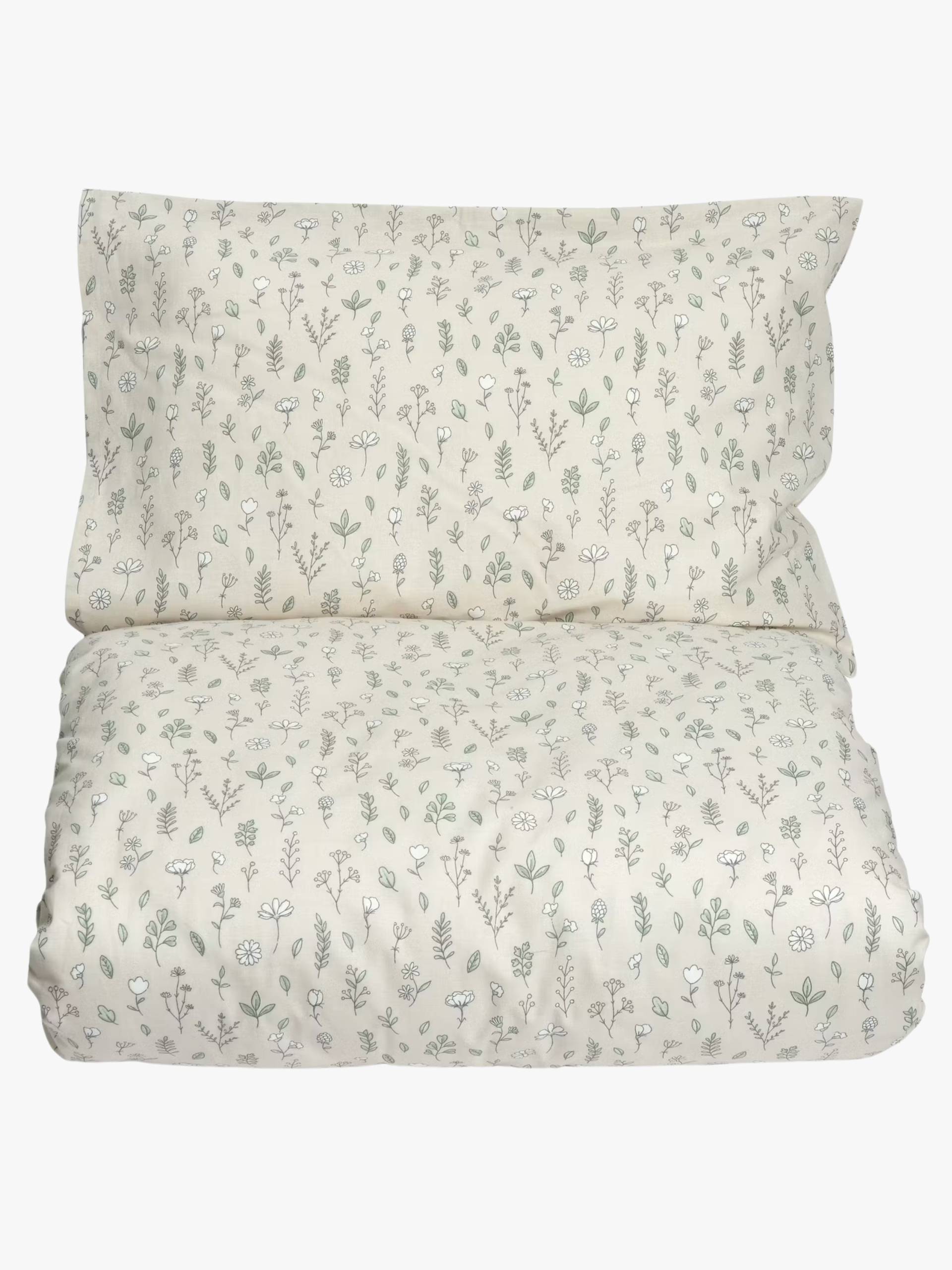 MiniDreams Bettwäsche Babybett Blumenwiese, Sand von Mini Dreams