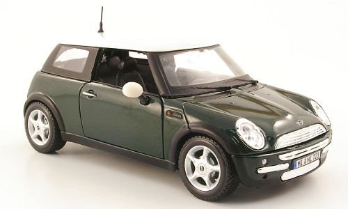 Mini Cooper, met.-grün/weiss, Modellauto, Fertigmodell, Maisto 1:24 von MINI