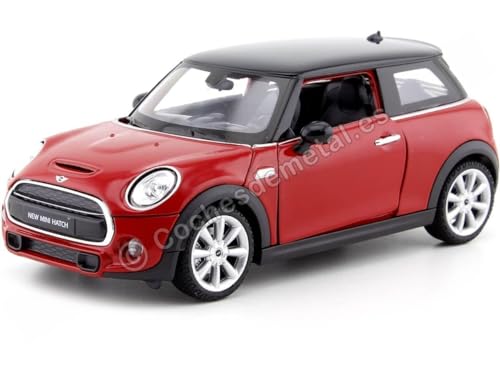 Mini Cooper S, rot/schwarz, 2014, Modellauto, Fertigmodell, Welly 1:24 Mini Cooper S, rot/schwarz, 2014, Modellauto, Fertigmodell, Welly 1:24 von MINI