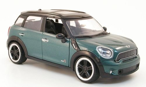 Mini Cooper S Countryman, met.-grün/schwarz, Modellauto, Fertigmodell, Mondo Motors 1:24 von Mini