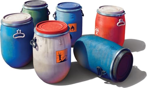 MiniArt 24004 1:24 Kunststoff-Fässer 100L - originalgetreue Nachbildung, Modellbau, Plastik Bausatz, Basteln, Hobby, Kleben, Modellbausatz, Zusammenbauen, unlackiert von MiniArt