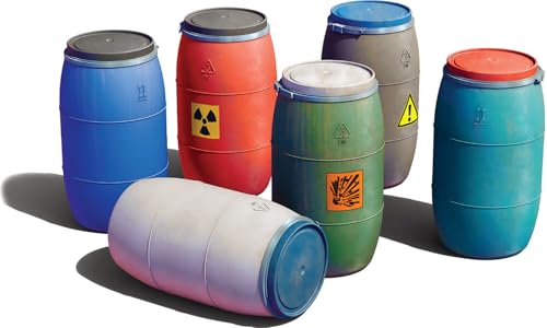 MiniArt 24011 1:24 Gefahrgutfässer 200L - originalgetreue Nachbildung, Modellbau, Plastik Bausatz, Basteln, Hobby, Kleben, Modellbausatz, Zusammenbauen, unlackiert von MiniArt