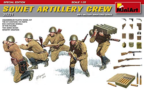 Mini Art 35231 Figur Soviet Artillery Crew.Special Edition von MiniArt