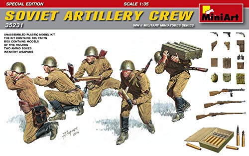 Mini Art 35231 Figur Soviet Artillery Crew.Special Edition, Verschieden von MiniArt