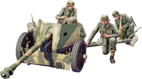 MiniArt 35400 1:35 Dt. 7,5cm PaK 40 m.Crew (4) m Prod.- originalgetreue Nachbildung, Modellbau, Plastik Bausatz, Basteln, Hobby, Kleben, Modellbausatz, Zusammenbauen, unlackiert von MiniArt