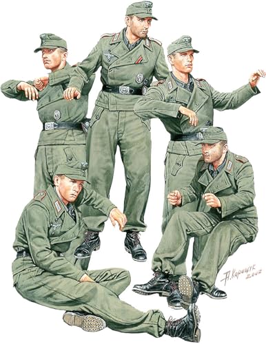 Mini Art 35415 1:35 Figuren Set Deutsche AFV Crew. Sp.Ed. - originalgetreue Nachbildung, Modellbau, Plastik Bausatz, Basteln, Hobby, Kleben, Modellbausatz, Zusammenbauen, unlackiert Mini Art 35415 1:35 Figuren Set Deutsche AFV Crew. Sp.Ed. - originalgetreue Nachbildung, Modellbau, Plastik Bausatz, Basteln, Hobby, Kleben, Modellbausatz, Zusammenbauen, unlackiert von MiniArt