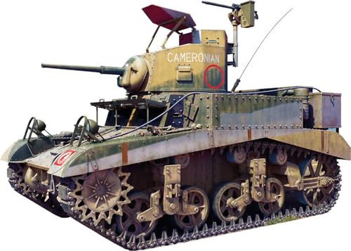 MiniArt 35421 1:35 Brit. Stuart Mk.I mit Interior - originalgetreue Nachbildung, Modellbau, Plastik Bausatz, Basteln, Hobby, Kleben, Modellbausatz, Zusammenbauen, unlackiert von MiniArt