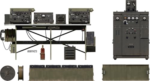 MiniArt 35455 1:35 U.S. Radio Set SCR-299 - originalgetreue Nachbildung, Modellbau, Plastik Bausatz, Basteln, Hobby, Kleben, Modellbausatz, Zusammenbauen, unlackiert von MiniArt